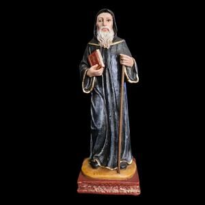 Saint Charbel Statue Liscano Inc Hand Painted Colombia Monk Figure